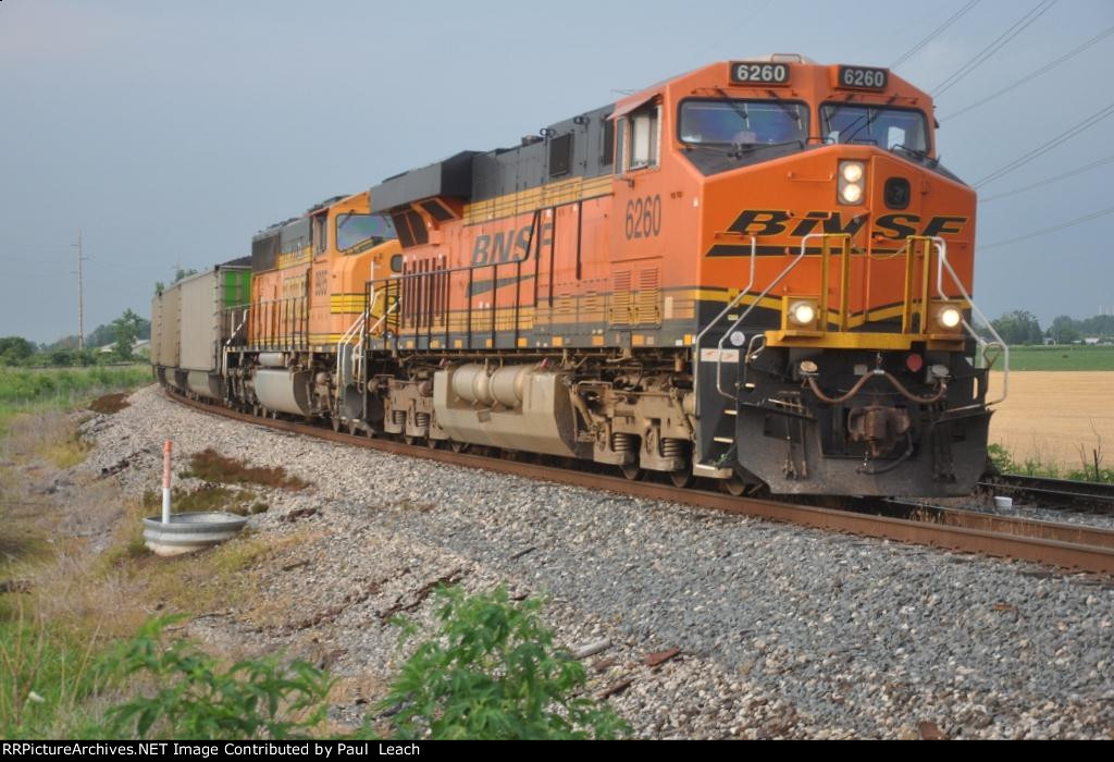 Loaded coal train rolls south